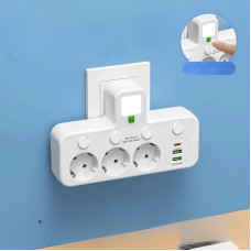 Сетевой фильтр AND 5378 удлинитель с USB и 3 гнездами для электроники
