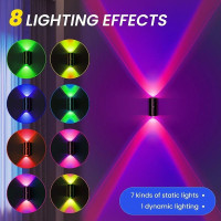 LED-підсвітка AND 5683 RGB світильники 2 шт. для декору інтер'єру