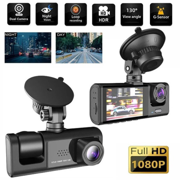 Реєстратор AND Z37 3 камери Full HD 1080p автомобільна система відеозапису