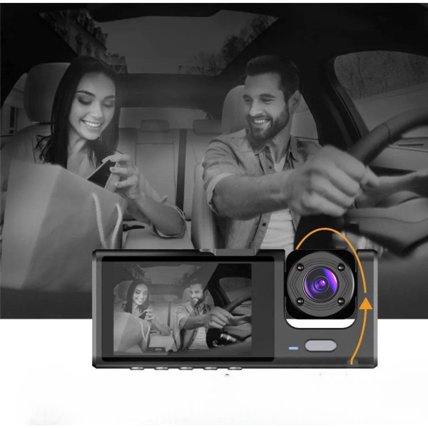 Реєстратор AND Z37 3 камери Full HD 1080p автомобільна система відеозапису