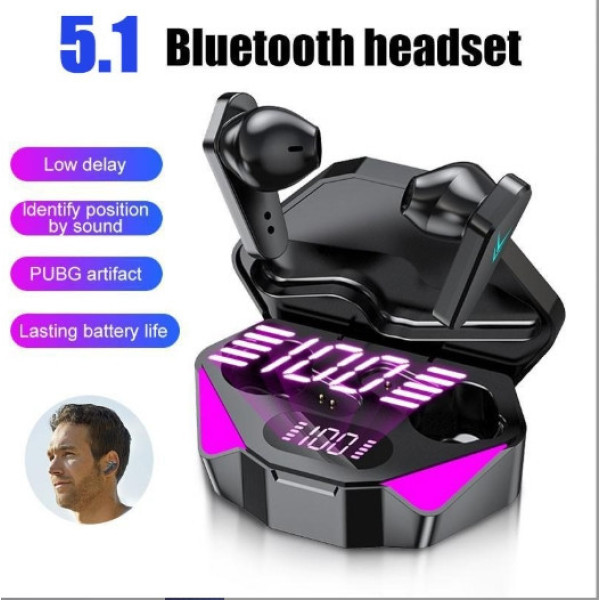 Bluetooth навушники X15 AND HA-137 TWS гарнітура із зарядним кейсом