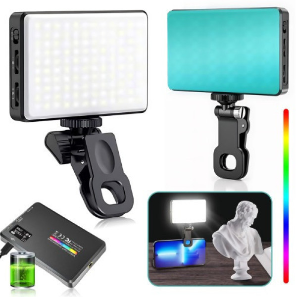 Видеосвет AND 5265 RGB LED лампа на прищепке для контента съемки
