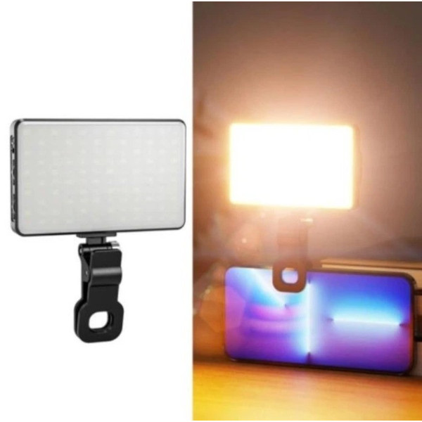 Видеосвет AND 5265 RGB LED лампа на прищепке для контента съемки