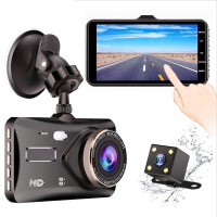 Відеореєстратор для авто BT-100 2 камери Full HD 1080p запис салону та заднього огляду