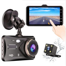 Відеореєстратор для авто BT-100 2 камери Full HD 1080p запис салону та заднього огляду