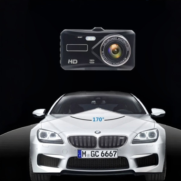 Відеореєстратор для авто BT-100 2 камери Full HD 1080p запис салону та заднього огляду