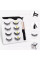 Ресницы для макияжа AND 5509 магнитные 3D многоразовые черные