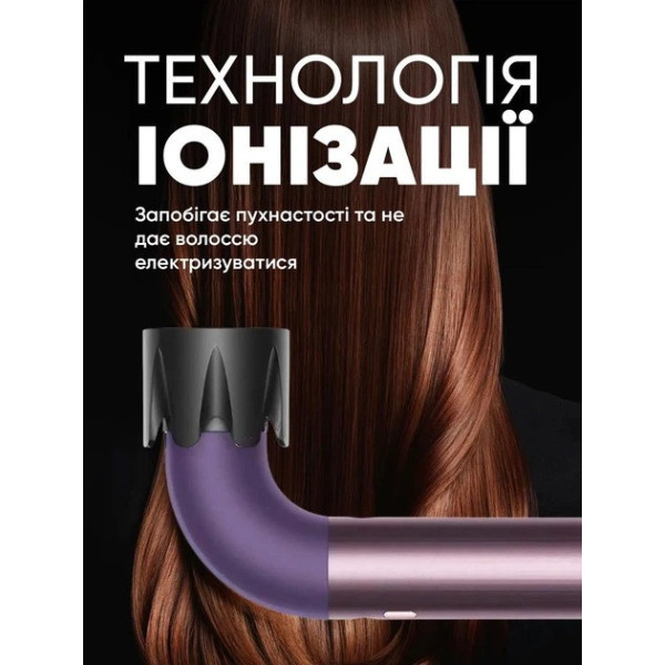 Фен для укладки волос X11 PRO Beheart 6 насадок профессиональный
