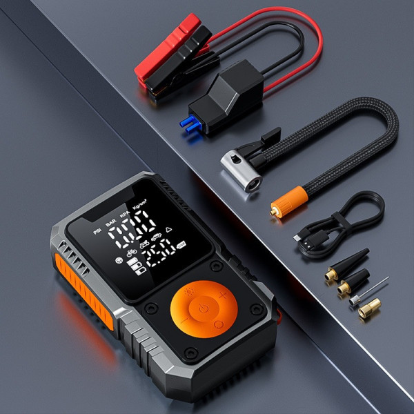 Компрессор для авто De-FX391 150 PSI портативный насос цифровой