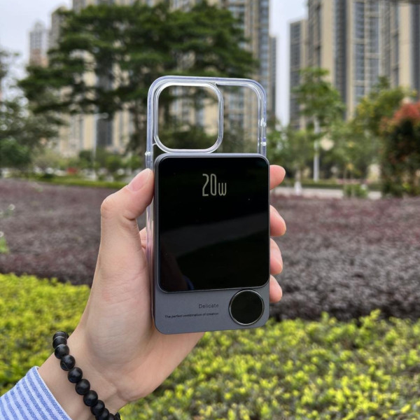Внешний аккумулятор Q9 5000 mAh беспроводной power bank Type-C быстрая зарядка