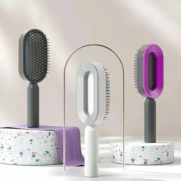 Массажная расческа Central Hollow Cushion Comb 3D для кожи головы