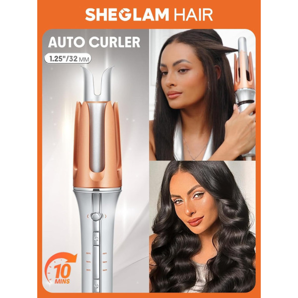 Плойка для локонов Sheglam Bella автоматический стайлер для волос