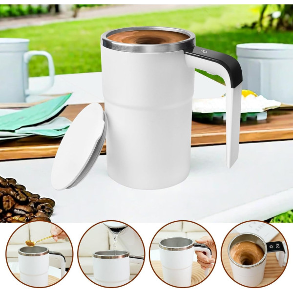 Автоматическая кружка 380 мл self stirring mug USB термокружка