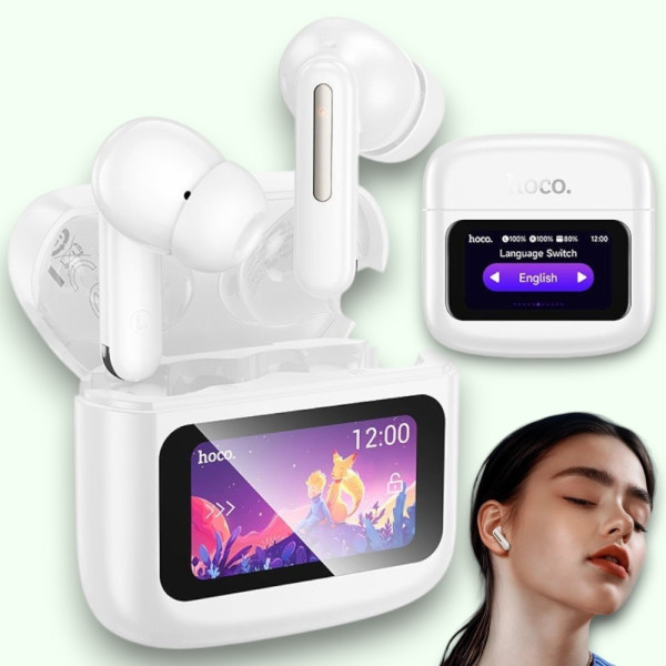 Гарнитура беспроводная HOCO EQ14 Bluetooth TWS наушники с дисплеем