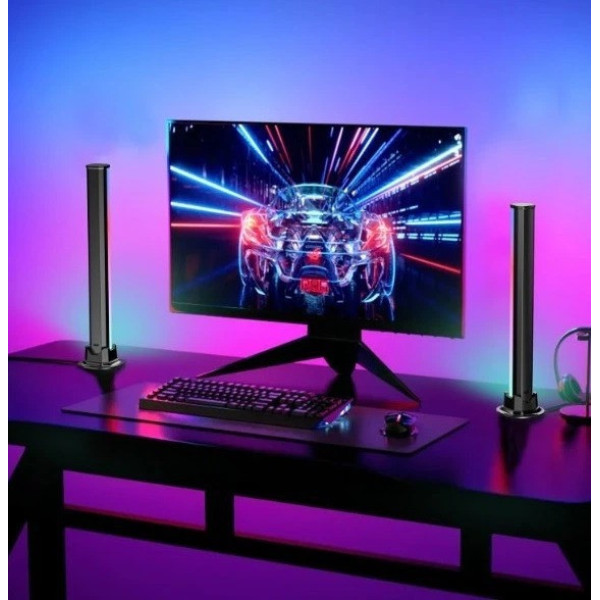 Лампа для комнаты KBB-3A RGB LED торшер 2 шт с управлением