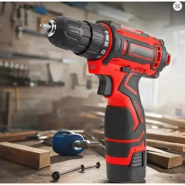 Шуруповерт KRAFFTEC 24V аккумуляторный с комплектом насадок для работ