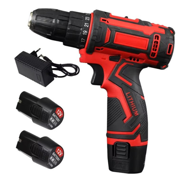 Шуруповерт KRAFFTEC 24V аккумуляторный с комплектом насадок для работ