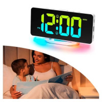 Настільний годинник VST-888H RGB LED електронний з підсвіткою