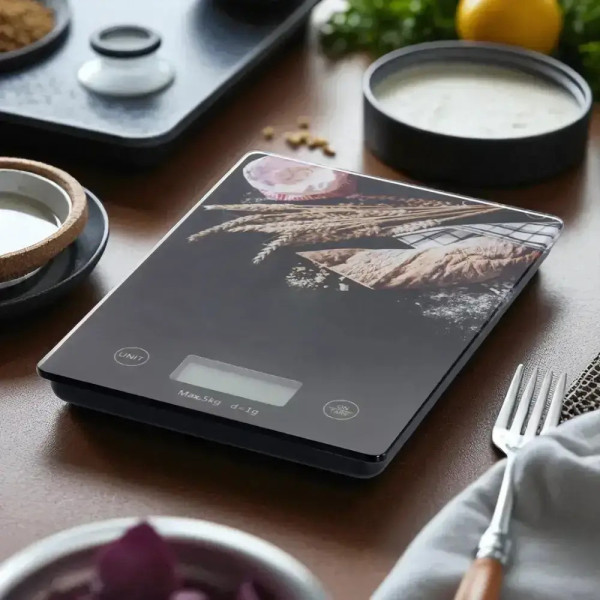 Кухонные весы MS-10004 Domotec электронные сенсорные до 5 кг