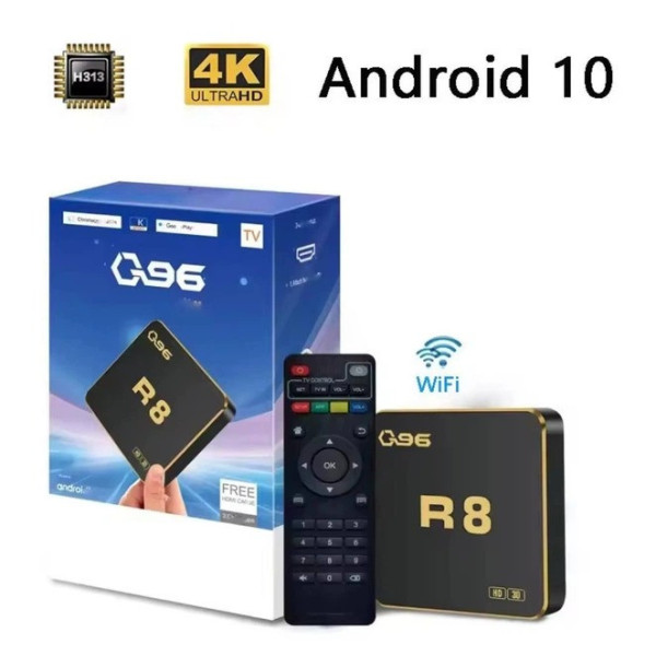 ТВ бокс Q96 R8 4K Android 12 медиаплеер для телевизора