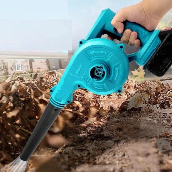 Воздуходувка-пылесос 24V 1300 mAh аккумуляторная для листьев и снега