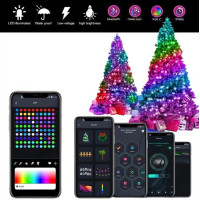 Гірлянда RGB 5 м LED Bluetooth підсвітка для кімнати