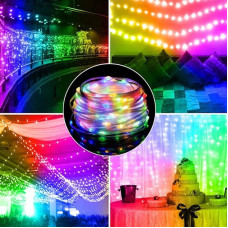 Гирлянда RGB 10 м LED Bluetooth подсветка для комнаты
