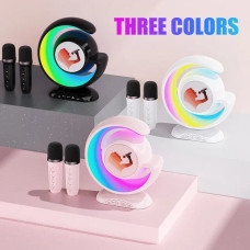 Аудіолампа YS-110 LED RGB з колонкою і 2 мікрофонами