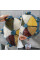 Диспенсер для круп 6 отделений вращающийся контейнер для хранения продуктов
