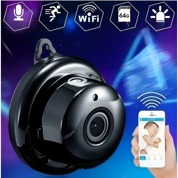 WiFi камера V380 P2P IP 1080p компактная камера наблюдения с удаленным доступом