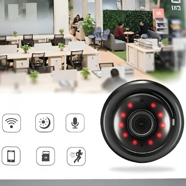 WiFi камера V380 P2P IP 1080p компактная камера наблюдения с удаленным доступом