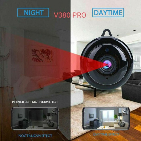 WiFi камера V380 P2P IP 1080p компактная камера наблюдения с удаленным доступом