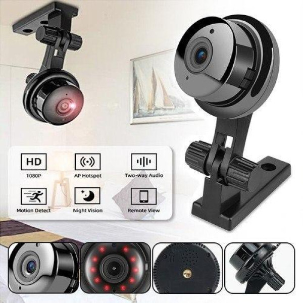 WiFi камера V380 P2P IP 1080p компактная камера наблюдения с удаленным доступом