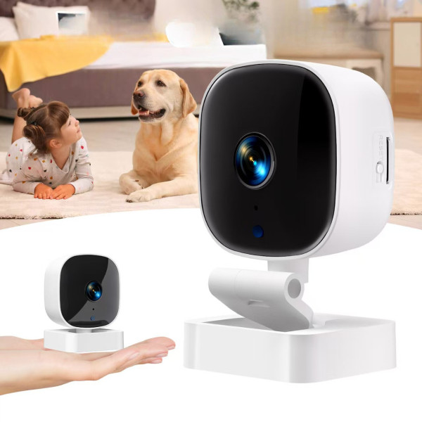 Wi-Fi камера K7 1080P мінікамера спостереження для дому біла