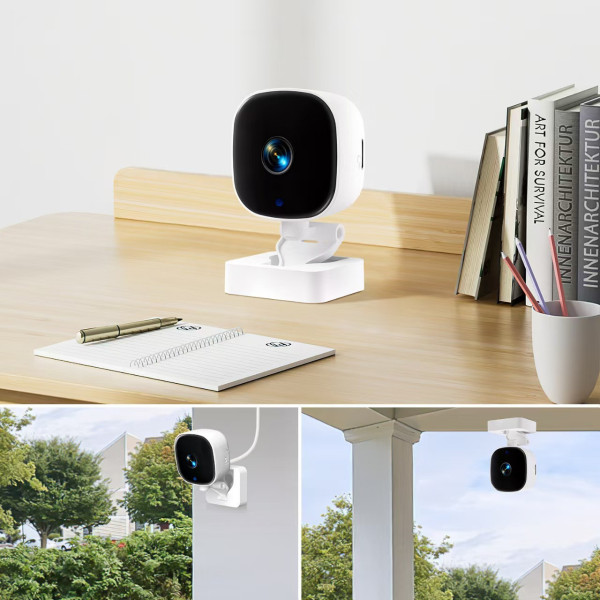 Wi-Fi камера K7 1080P мінікамера спостереження для дому біла
