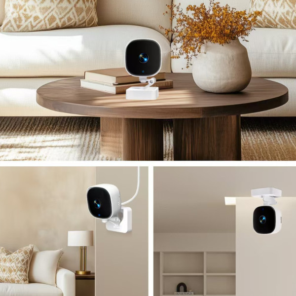Wi-Fi камера K7 1080P мінікамера спостереження для дому біла
