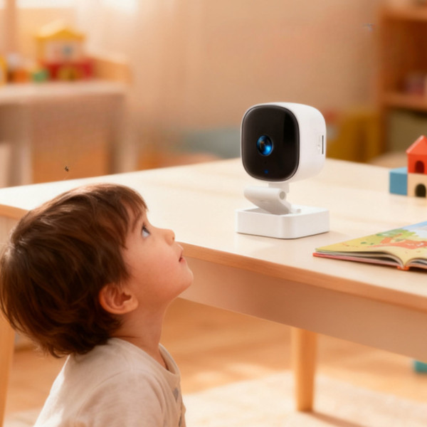 Wi-Fi камера K7 1080P мінікамера спостереження для дому біла
