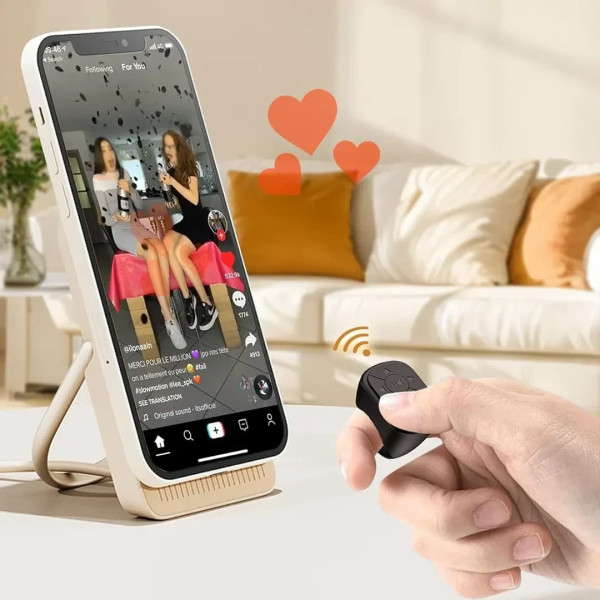 Кольцо пульт Bluetooth для смартфона управление фото и пролистыванием
