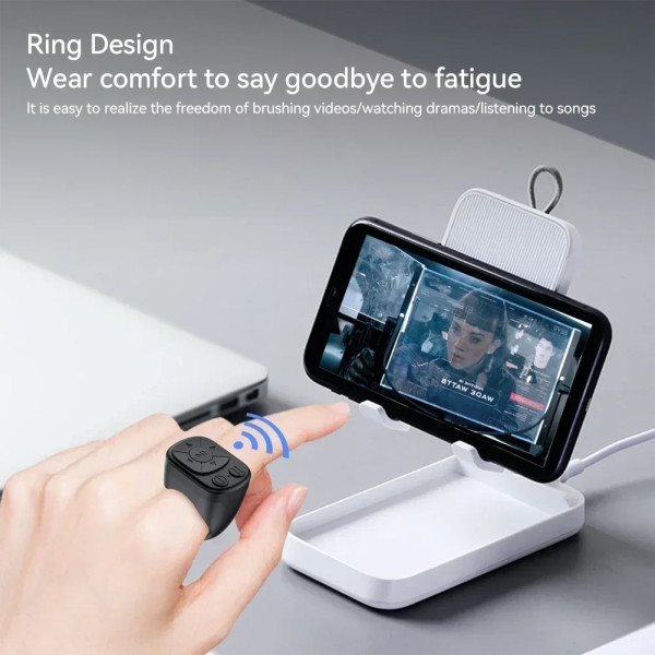 Кольцо пульт Bluetooth для смартфона управление фото и пролистыванием