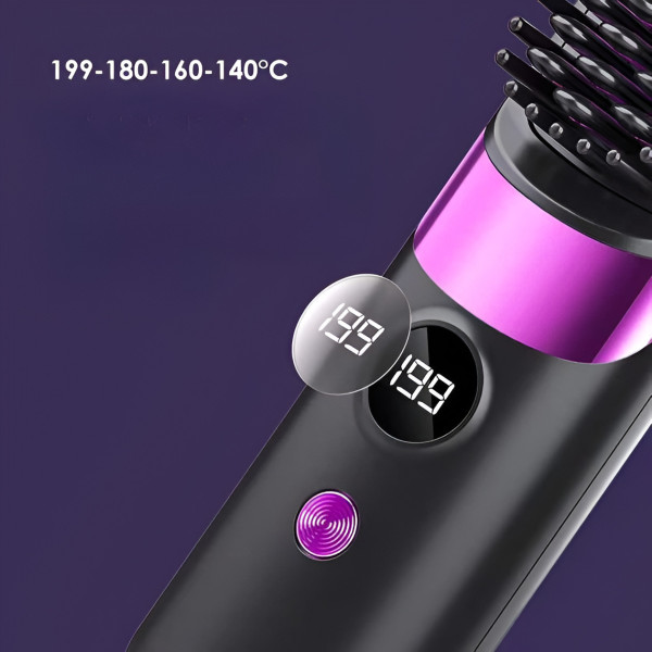 Стайлер для волосся S9 USB випрямляч гребінець акумуляторний з LED-екраном