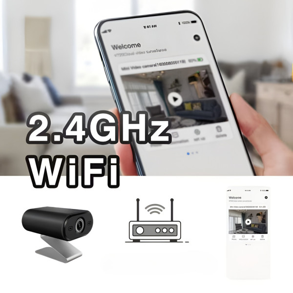 Wi-Fi камера X6 міні бездротова камера спостереження з нічним режимом і датчиком