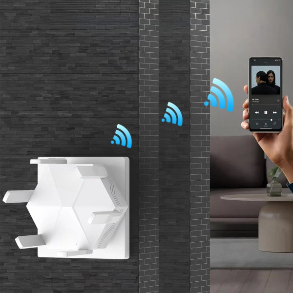 Wi-Fi підсилювач WR56T репітер із 6 антенами LAN порт до 300 Мбіт