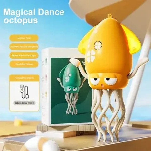 Игрушка кальмар AND 5493 танцующий музыкальный с эффектами