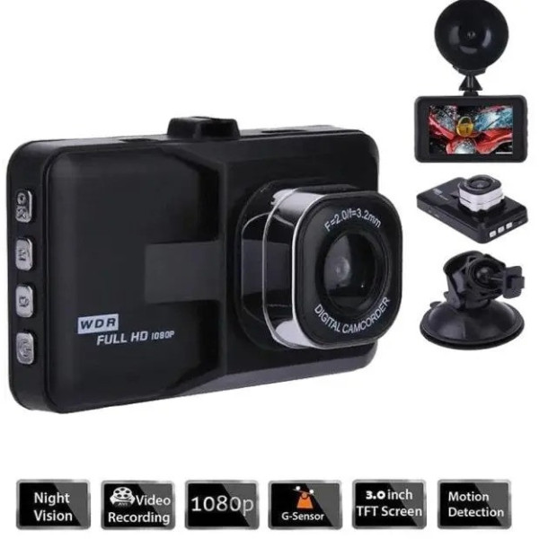 Камера в авто DVR Q06 відеореєстратор Full HD автомобільний AND 5557