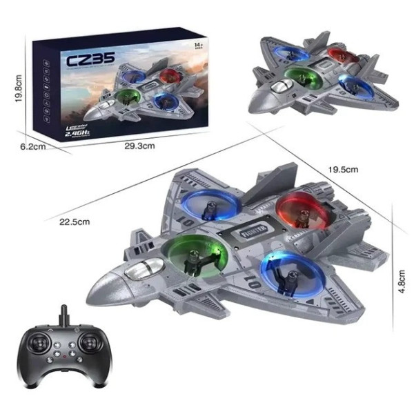 Игрушка самолет CZ35 на радиоуправлении RC истребитель для детей