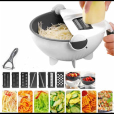 Кухонна овочерізка Basket Vegetable Cutter з контейнером, багатофункціональна тертка для нарізання овочів