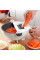 Кухонна овочерізка Basket Vegetable Cutter з контейнером, багатофункціональна тертка для нарізання овочів