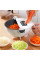 Кухонна овочерізка Basket Vegetable Cutter з контейнером, багатофункціональна тертка для нарізання овочів