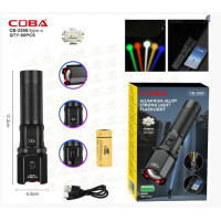 Світлодіодний ліхтар Bailong BL CB 2506 ручний, акумуляторний LED-ліхтарик із 5 режимами USB
