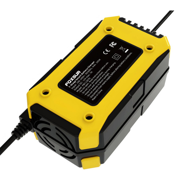 Зарядний для акумулятора Pulse Battery Charger 7A автоматичний, пристрій для авто АКБ